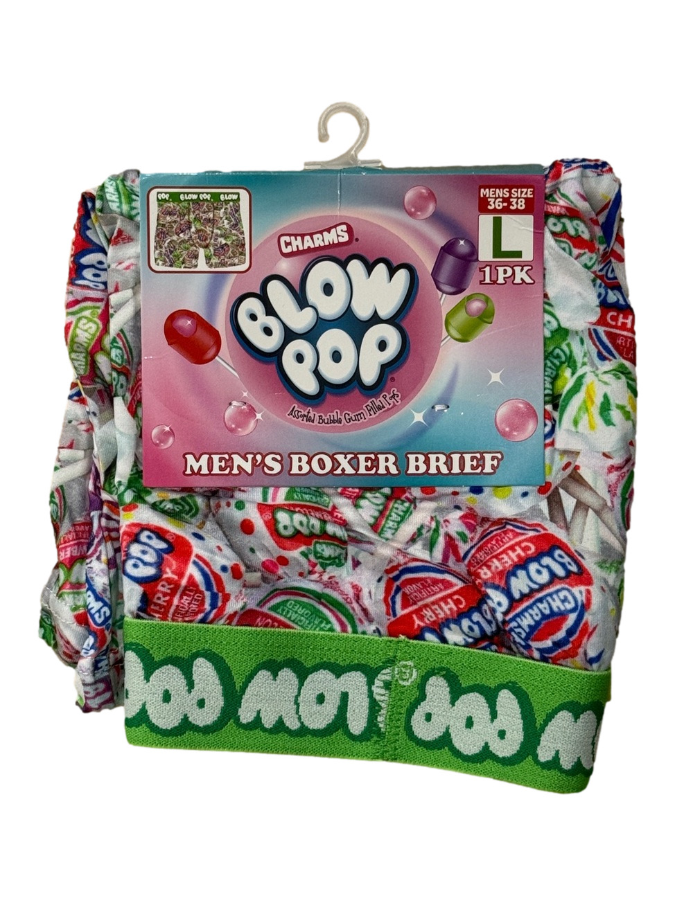 Mens Charms Blow Pops Licensed Boxer Briefs - Size Large - NWT